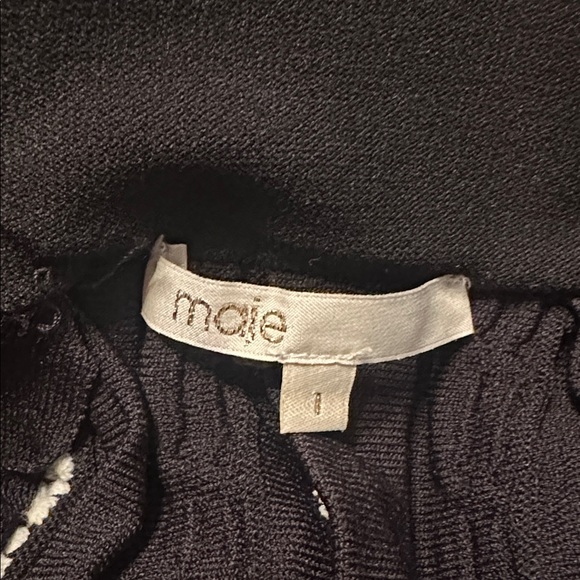 Maje Jamais Jaquard Knit Skirt. - Picture 4 of 8